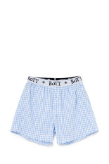 Gingham Check Boxer - Blue