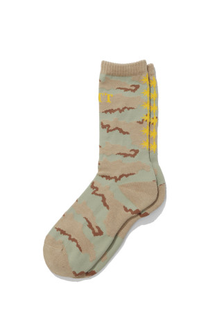 Sparkle Camo Socks - Desert