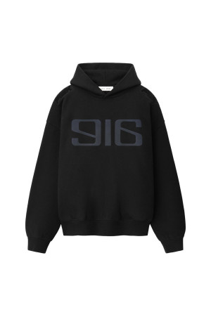 CLASIC RAGLAN HOODIE - BLACK (RW01616)