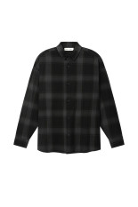 BUTTON DOWN SHIRT - BLACK (RW01181)