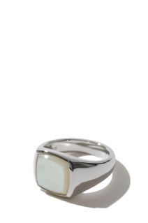 Kay Ring White MOP - SILVER (101283)