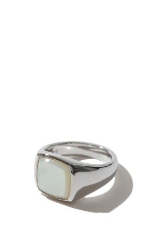 Kay Ring White MOP - SILVER (101283)