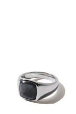 Kay Ring Larvikite - SILVER (101505)