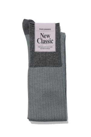 wool glitter high socks 50 -GRAY(176N5/1WG2-50C - 95)