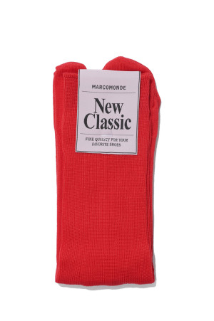 high gauge cotton tabi socks 20-RED (176NTB1/1CO-20C )