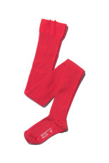 cotton ribbed tights 2 -RED (240NTB2/1CO2-T)