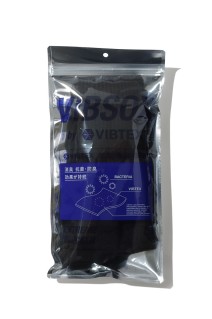 RIB SOCKS - BLACK (VIS-01)