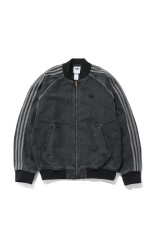 SST DENIM TRACK TOP - TRUE BLACK DENIM (TG062)