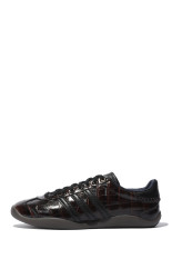 【 × Wales Bonner 】WB KARINTHA CROC - DARK BROWN/CORE BLACK/ GOLD METALLIC (KK0733)