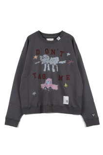 KIDS DOODLE SWEAT PO - BLACK (J17PO763)