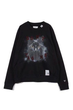CAT PRINTED SWEAT PO - BLACK (J17PO782)