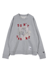 CAT PRINTED SWEAT PO - GRAY (J17PO782)