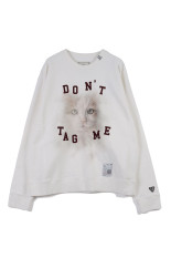 CAT PRINTED SWEAT PO - WHITE (J17PO782)