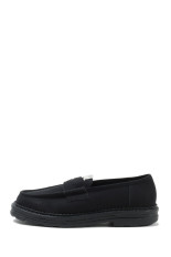【General Scale.】ANDY / Canvas Loafers - BLACK (S16FW718)