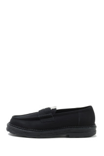 【General Scale.】ANDY / Canvas Loafers - BLACK (S16FW718)