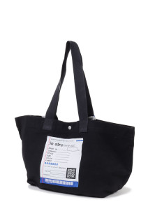 【in・stru(men-tal).】COTTON CANVAS TOTE BAG - WHITE (I17BG701)