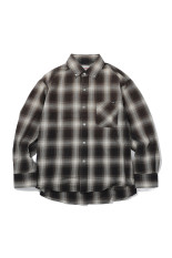 OG Check Sun-Faded B/D Shirt - BLACK (G17SH040)