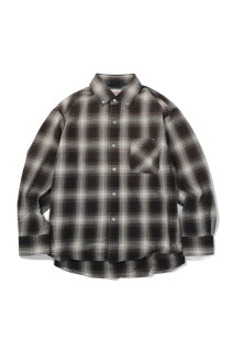 OG Check Sun-Faded B/D Shirt - BLACK (G17SH040)