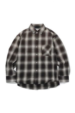 OG Check Sun-Faded B/D Shirt - BLACK (G17SH040)