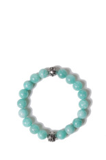 "KMY Ball" Natural Stone Blacelet - AQUA (G17AC219)