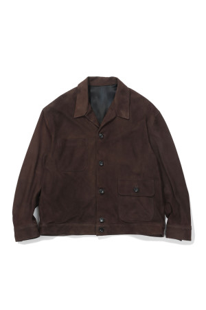 LEATHER SUEDE DUKE JACKET (ENTREFINO) / BROWN (BFA-P-017-4230)