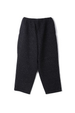 NEW SASHIKO PEACE PANTS / BLACK (BFA-P-059-2607)