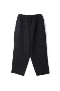 NEW SASHIKO PEACE PANTS / BLACK (BFA-P-059-2607)