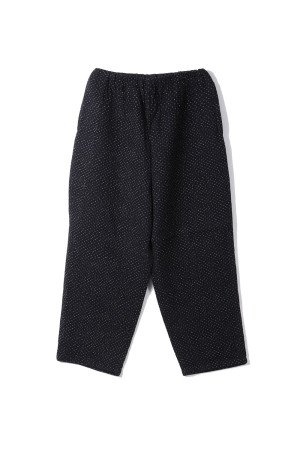 NEW SASHIKO PEACE PANTS / BLACK (BFA-P-059-2607)