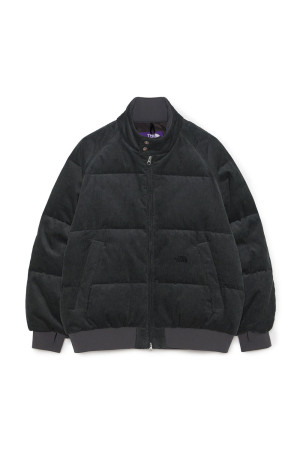 Corduroy Field Down Jacket - Charcoal (N26FA063)
