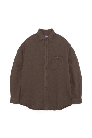 Flannel Heather Field Shirt - Brown (N26FG049)