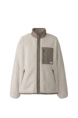 Reversible Extreme Pile Fleece Jacket - Fossil Ivory / Mushroom (NP72536)