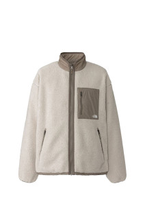 Reversible Extreme Pile Fleece Jacket - Fossil Ivory / Mushroom (NP72536)
