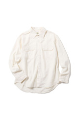 CHAMBRAY WORK SHIRT - OFF WHITE (GL29756)
