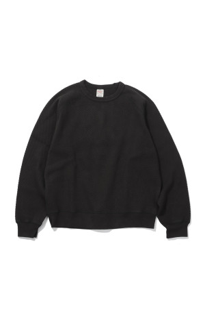 HEAVY THERMAL RAGLAN CREW NECK SHIRT - C.GRAY (GL69771)