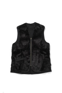 Warm Pile Waistcoat Zip-in Liner - BLACK (MLI0004)