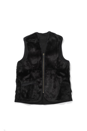 Warm Pile Waistcoat Zip-in Liner - BLACK (MLI0004)