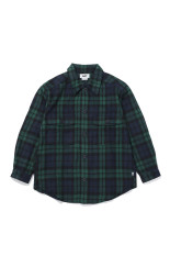 HEAVY WAIT FLANNEL SHIRTS JACKET - BLACK WATCH (ACY-26AW-002)