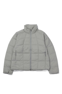 Gridded Down Jacket - DRIZZLE (GL26335)