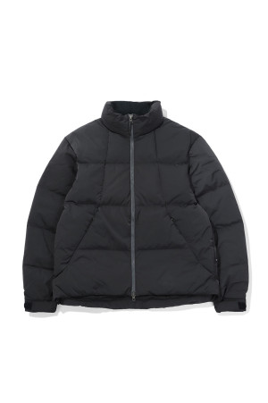Dope Dyed Ripple Nylon Down Jacket - WOODY BEIGE (GL26330)
