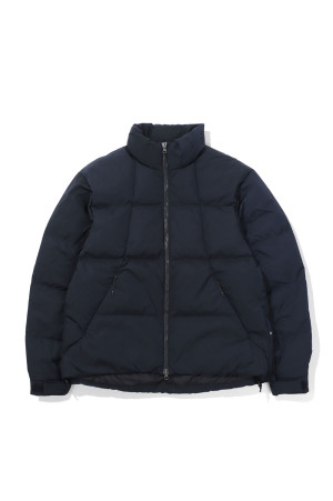 Dope Dyed Ripple Nylon Down Jacket - WOODY BEIGE (GL26330)