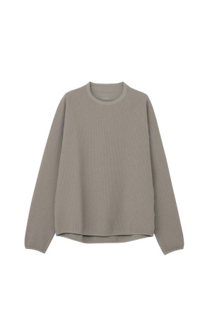 Waffle Light L/S T-shirt - ARID BEIGE (GL45142)