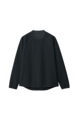Waffle Light L/S T-shirt - BLACK (GL45142)