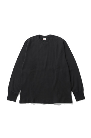 ARMY Rib Crewneck L/S - Fade Black (#53025 )
