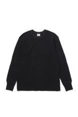 Thermal King Waffle Crewneck L/S - Black (#52017)