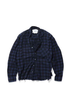 SLEEVE FRONT SHIRT - FLANNEL (OP-590)