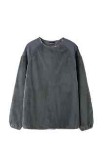 LEVEL3 SHAGGY CREW - BLACK (WT262-07-Q4)