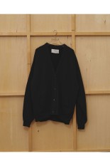 Cotton Brushed Cardigan - BLACK (12620609)