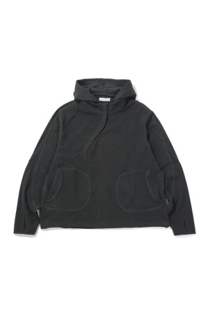 LAYERED HOODIE -  CHARCOAL  (SG26FWTOHD003)