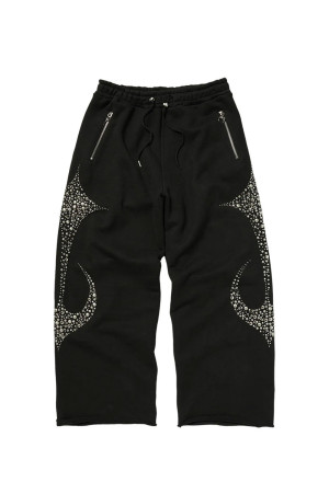 IRON STEEL FOCUS SWEATPANTS - BLACK (TC26PT3501)