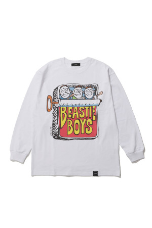 Beastie Boys/Illustration LSTee -  WHITE  (UM-A26-0000-008)